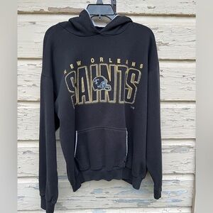 Vintage Front Row Salem Sportswear New Orleans Saints Pullover Hoodie Sweatshirt